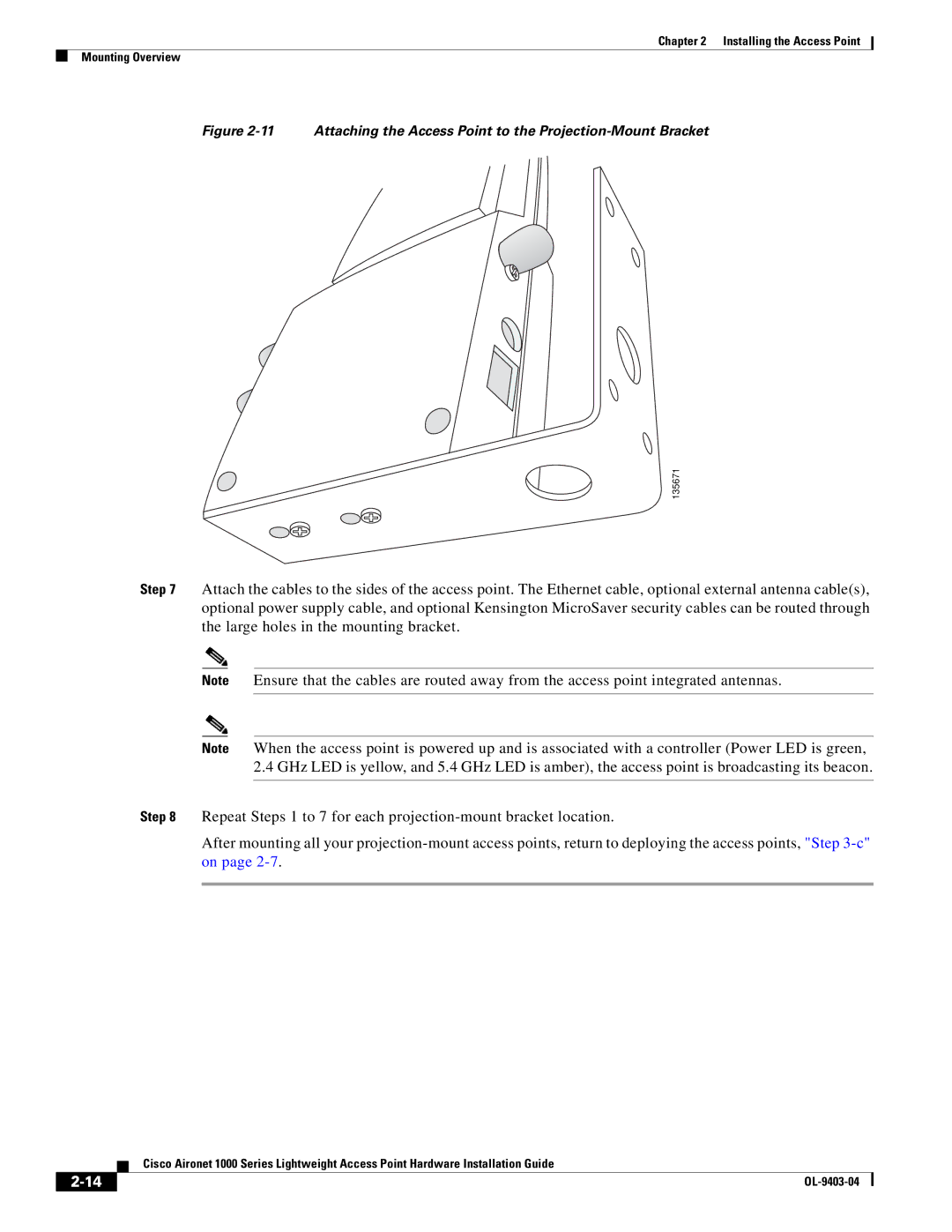 Cisco Systems AIRONET 1000 manual 135671 