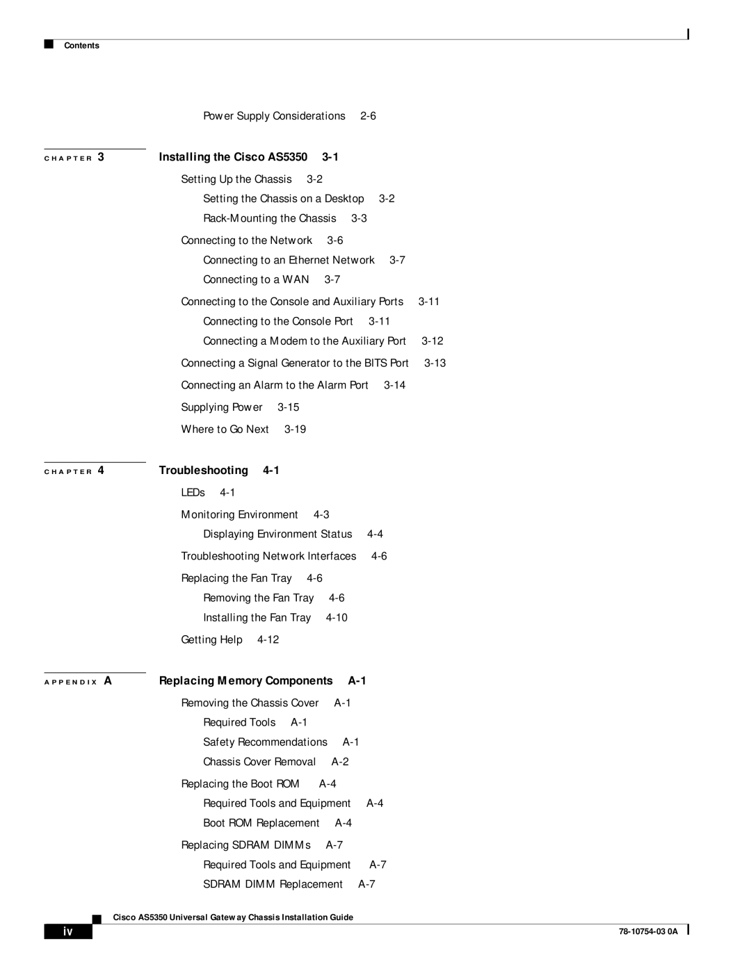 Cisco Systems AS5350 manual LEDs 