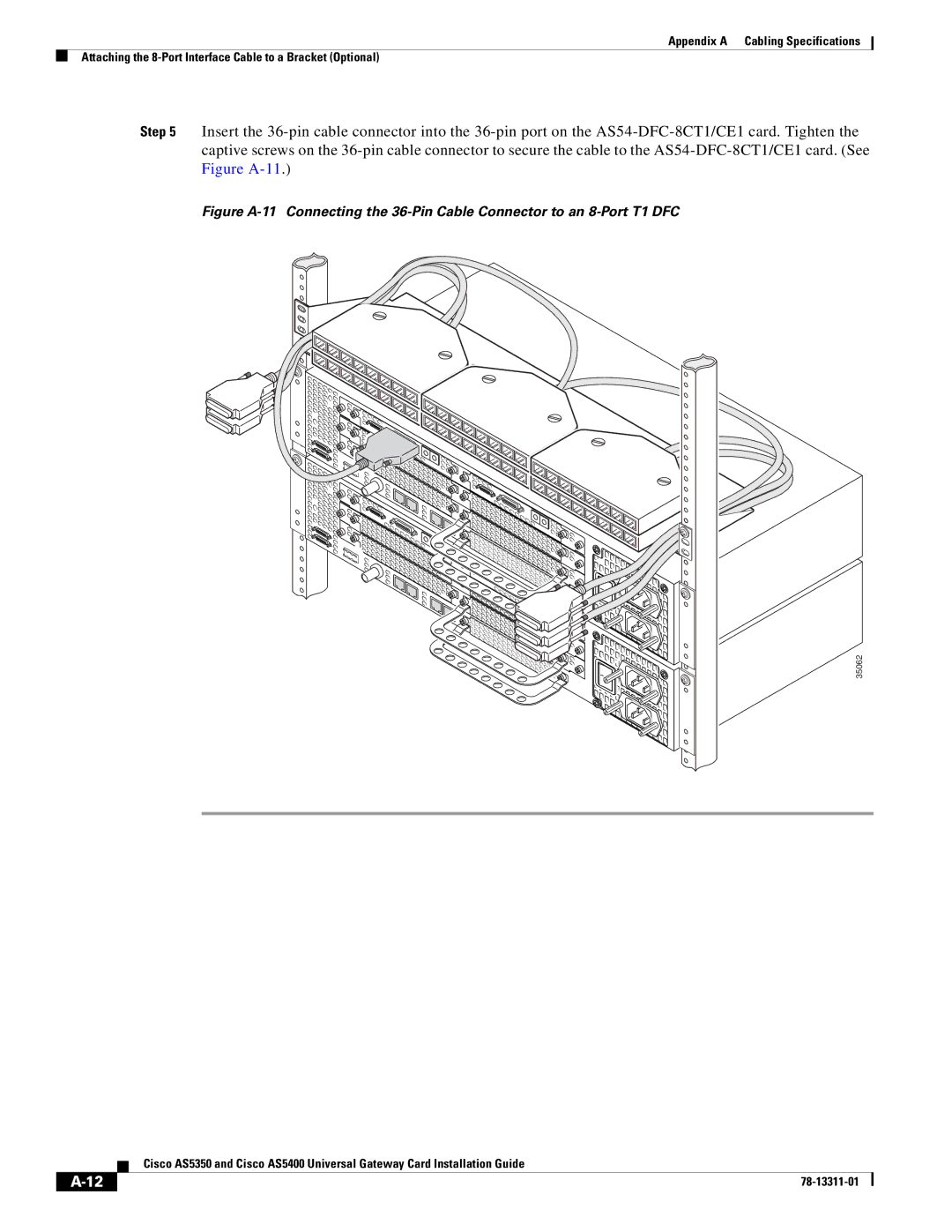 Cisco Systems AS5400, AS5350 manual 35062 