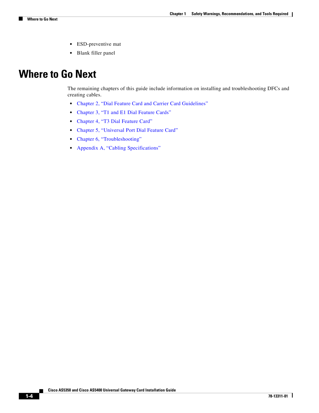 Cisco Systems AS5400 manual Where to Go Next 