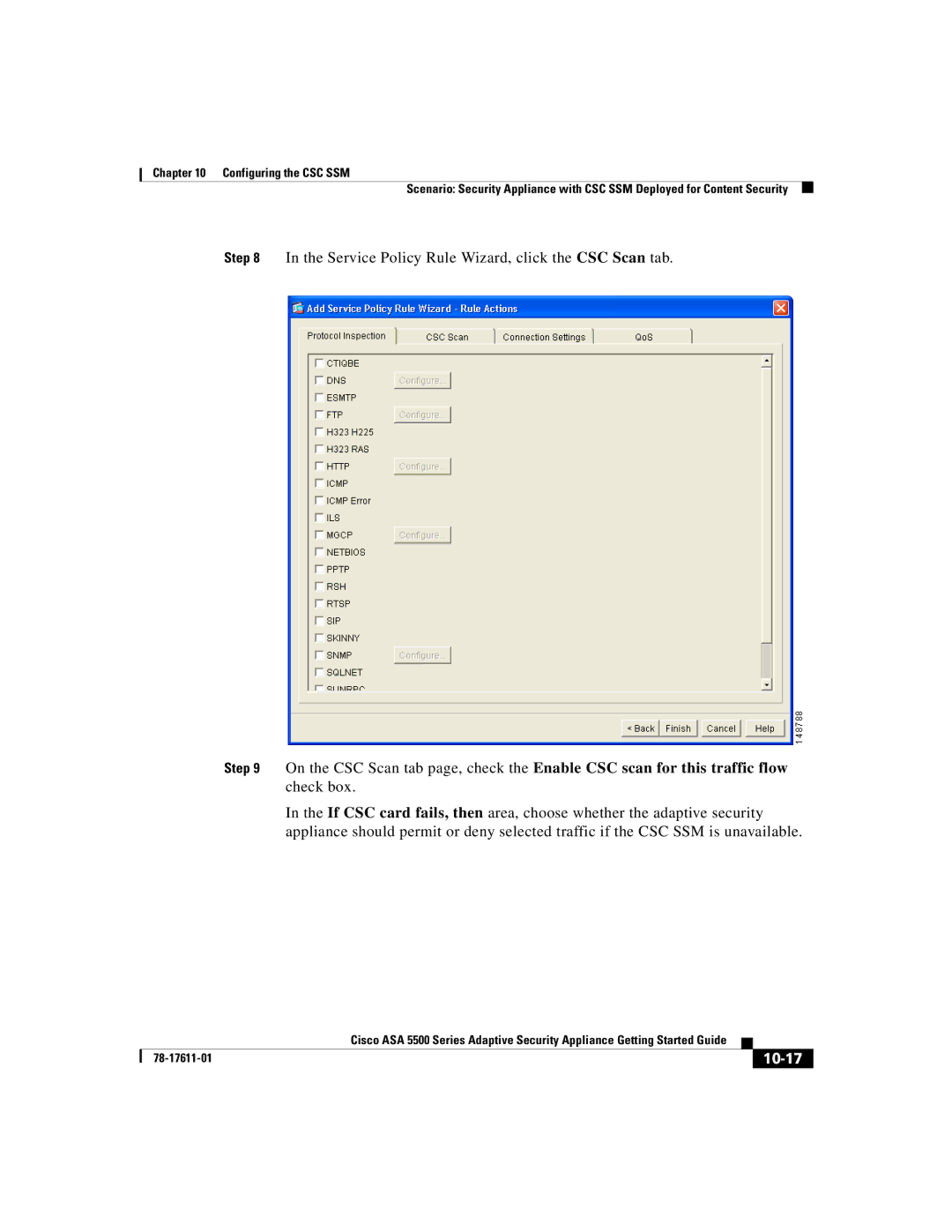 Cisco Systems ASA 5500 manual 10-17 