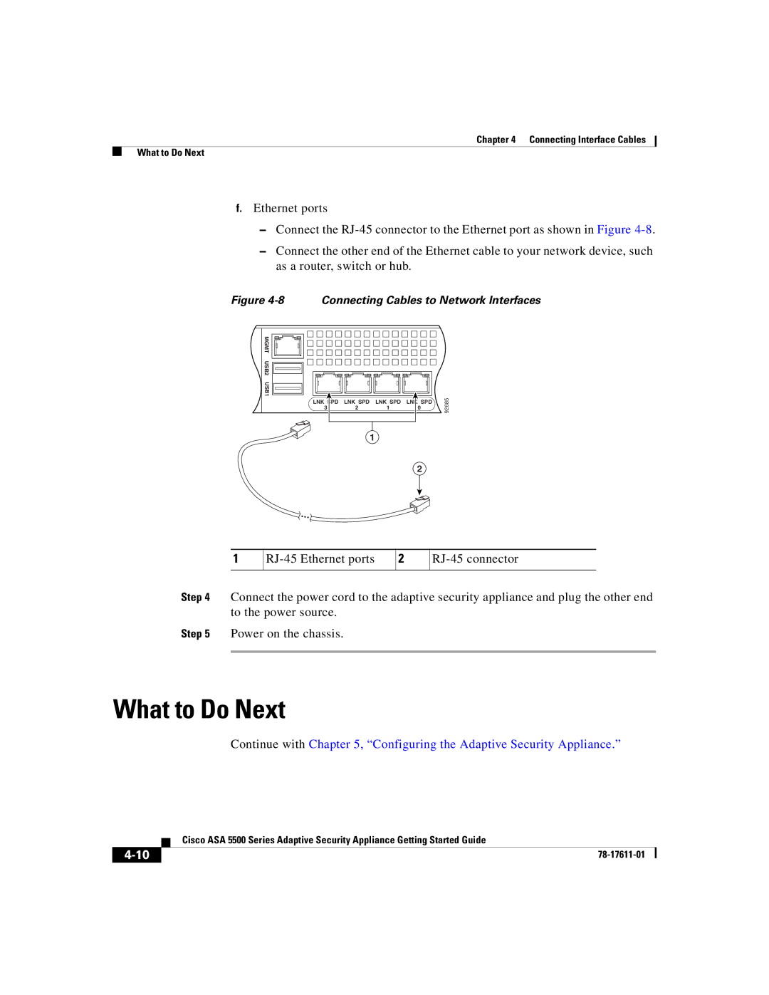 Cisco Systems ASA 5500 manual Continue with , Configuring the Adaptive Security Appliance 