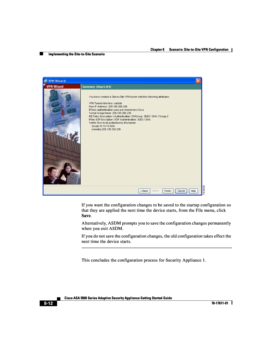 Cisco Systems ASA 5500 manual 8-12 
