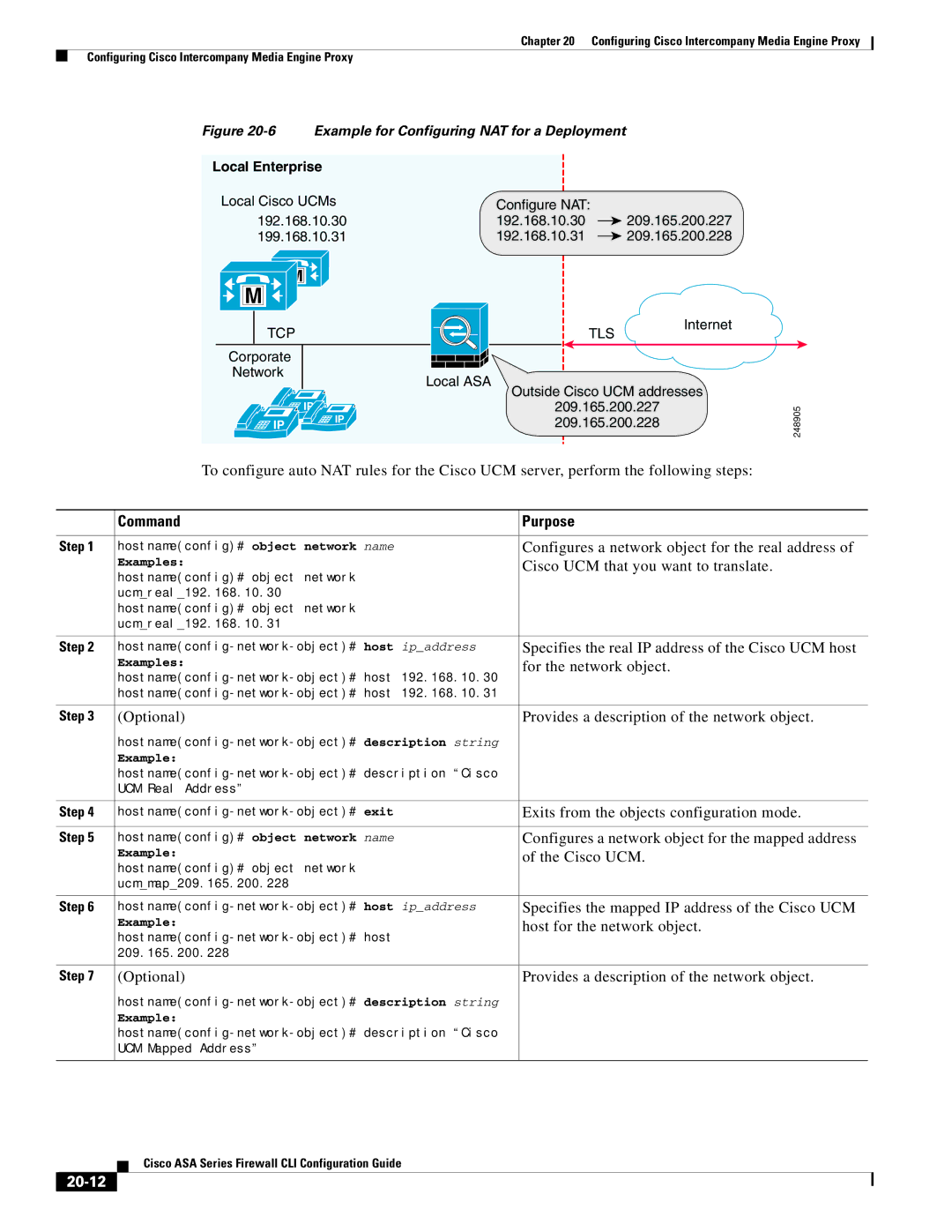 Cisco Systems ASA 5580, ASA 5505, ASA 5545-X, ASA 5555-X, ASA 5585-X manual Cisco UCM that you want to translate, 20-12 