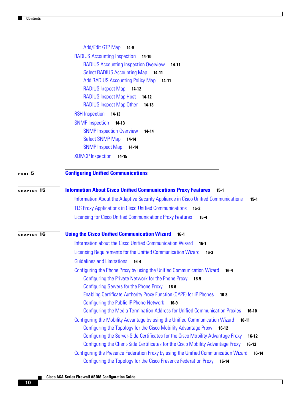 Cisco Systems ASA 5505, ASA 5545-X, ASA 5555-X, ASA 5585-X, ASA 5580, ASA Services Module manual Select Radius Accounting Map 