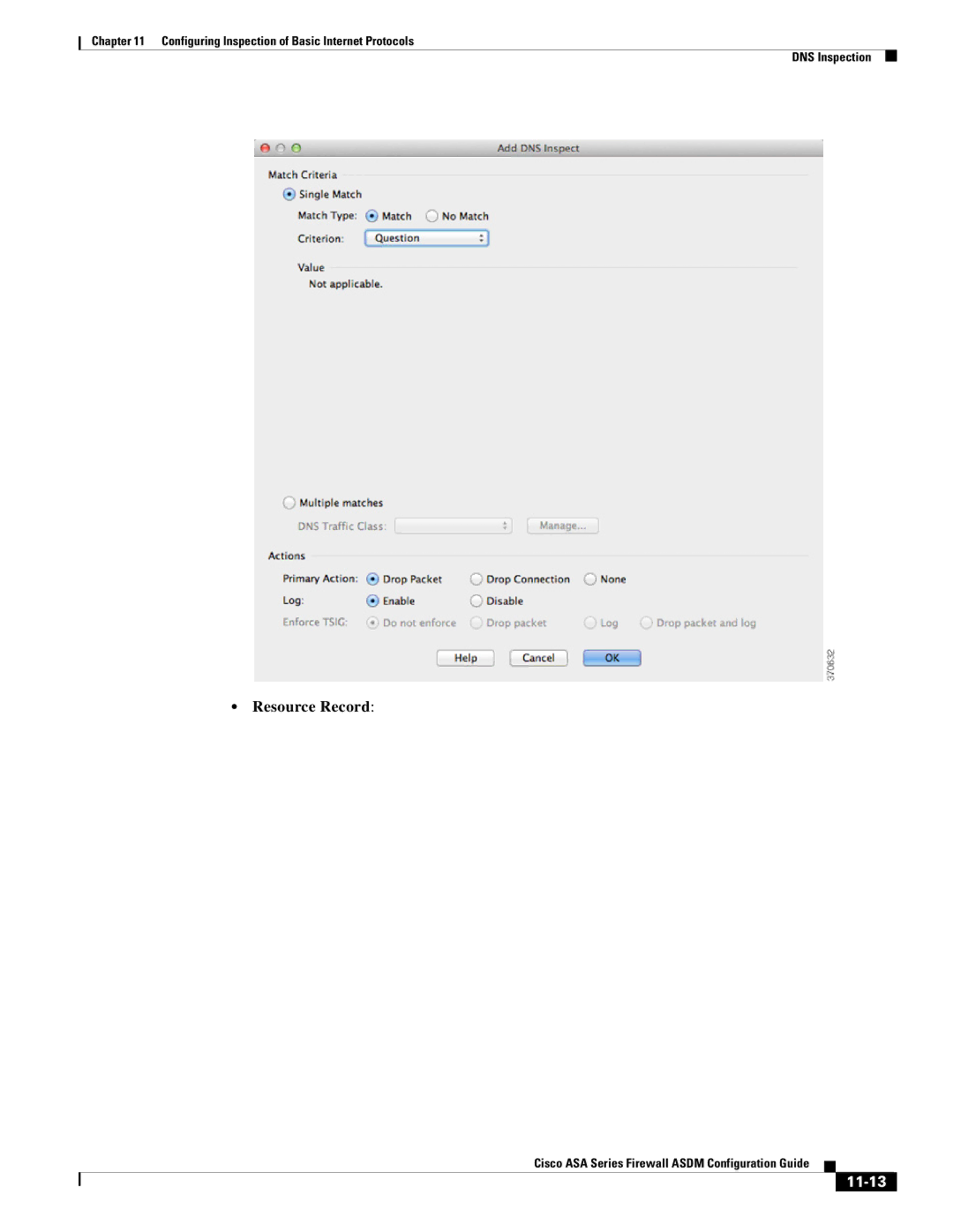 Cisco Systems ASA Services Module, ASA 5505, ASA 5545-X, ASA 5555-X, ASA 5585-X, ASA 5580 manual Resource Record, 11-13 