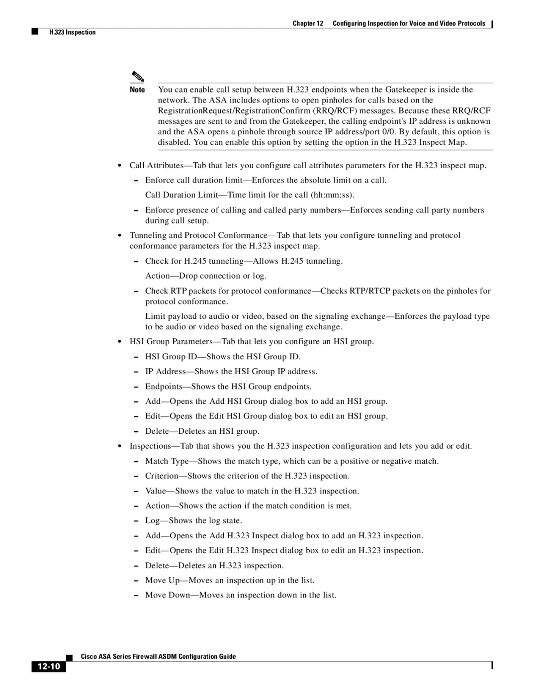 Cisco Systems ASA 5580, ASA 5505, ASA 5545-X, ASA 5555-X, ASA 5585-X, ASA Services Module manual 12-10 