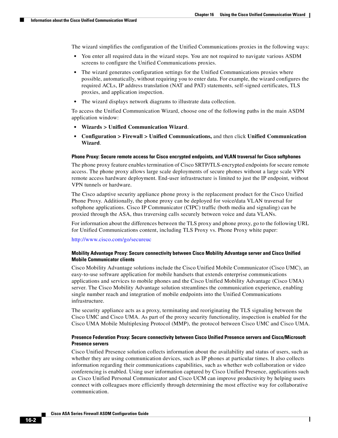 Cisco Systems ASA 5555-X, ASA 5505, ASA 5545-X, ASA 5585-X, ASA 5580, ASA Services Module manual 16-2 