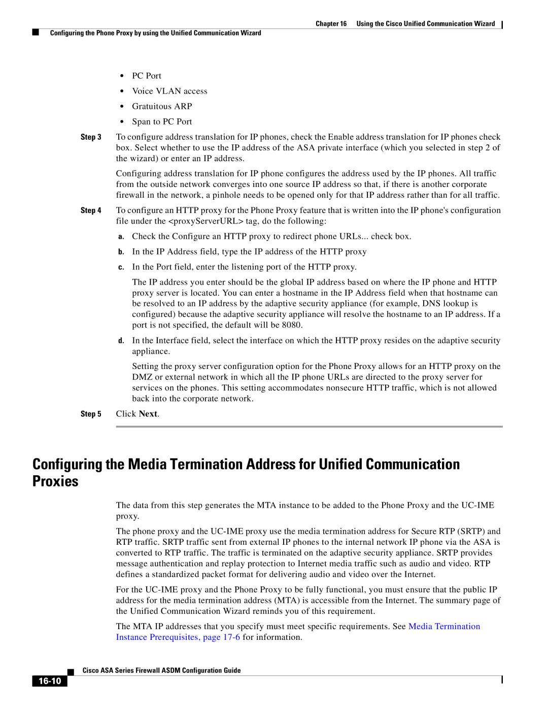 Cisco Systems ASA 5580, ASA 5505, ASA 5545-X, ASA 5555-X, ASA 5585-X, ASA Services Module manual 16-10 