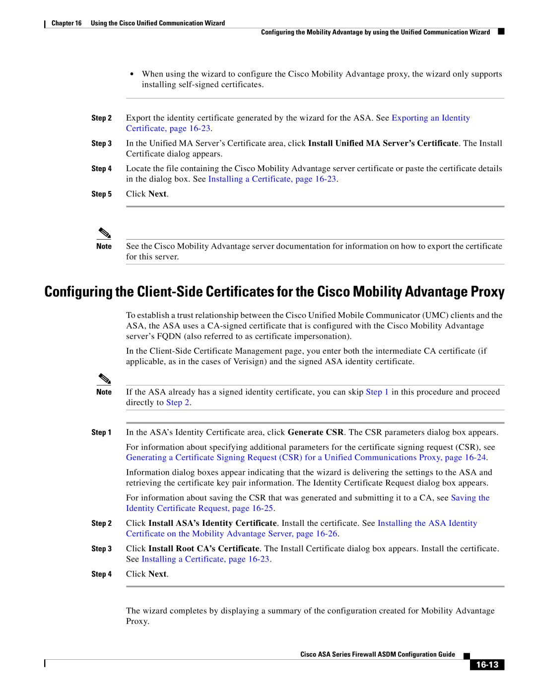 Cisco Systems ASA 5545-X, ASA 5505, ASA 5555-X, ASA 5585-X, ASA 5580, ASA Services Module manual 16-13 