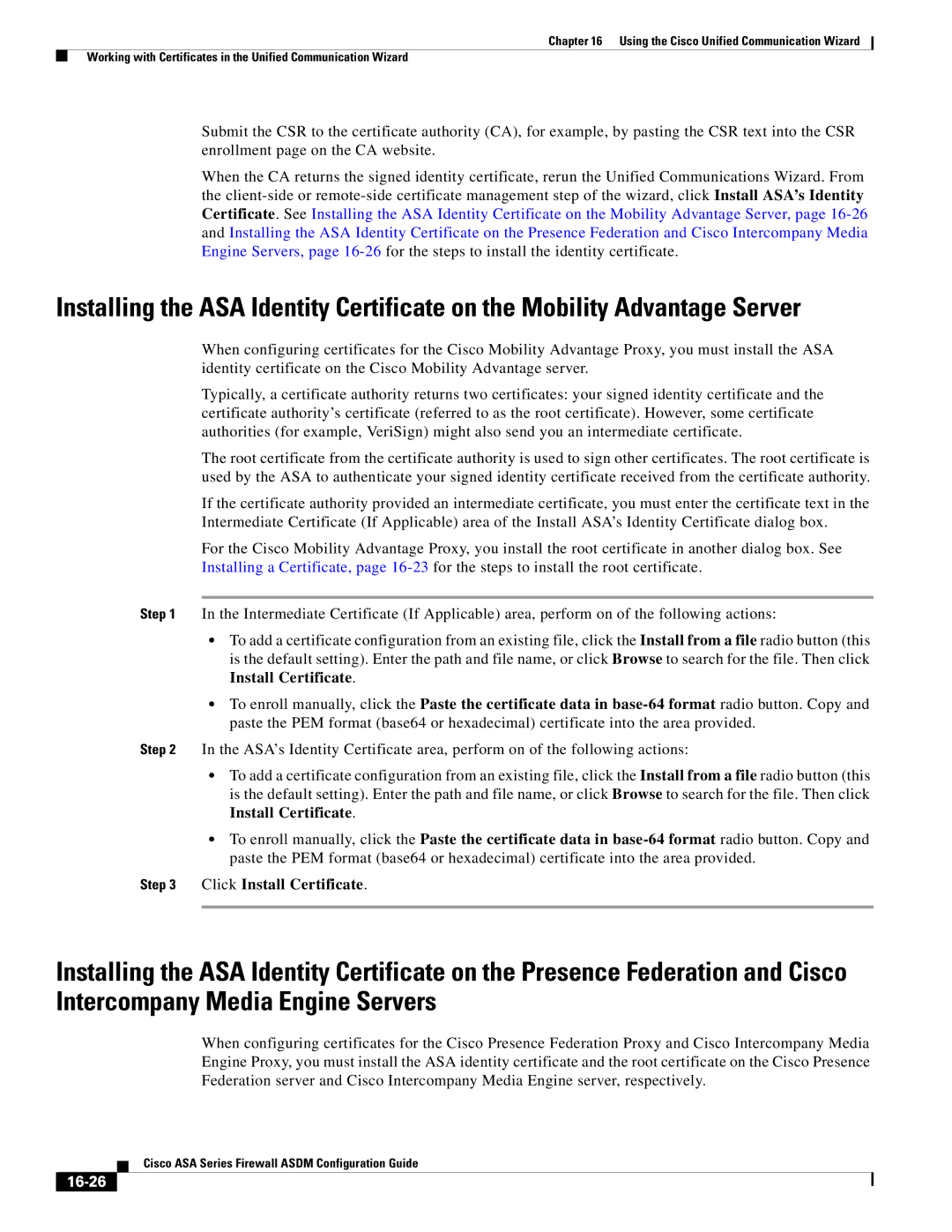 Cisco Systems ASA 5555-X, ASA 5505, ASA 5545-X, ASA 5585-X, ASA 5580, ASA Services Module manual 16-26 