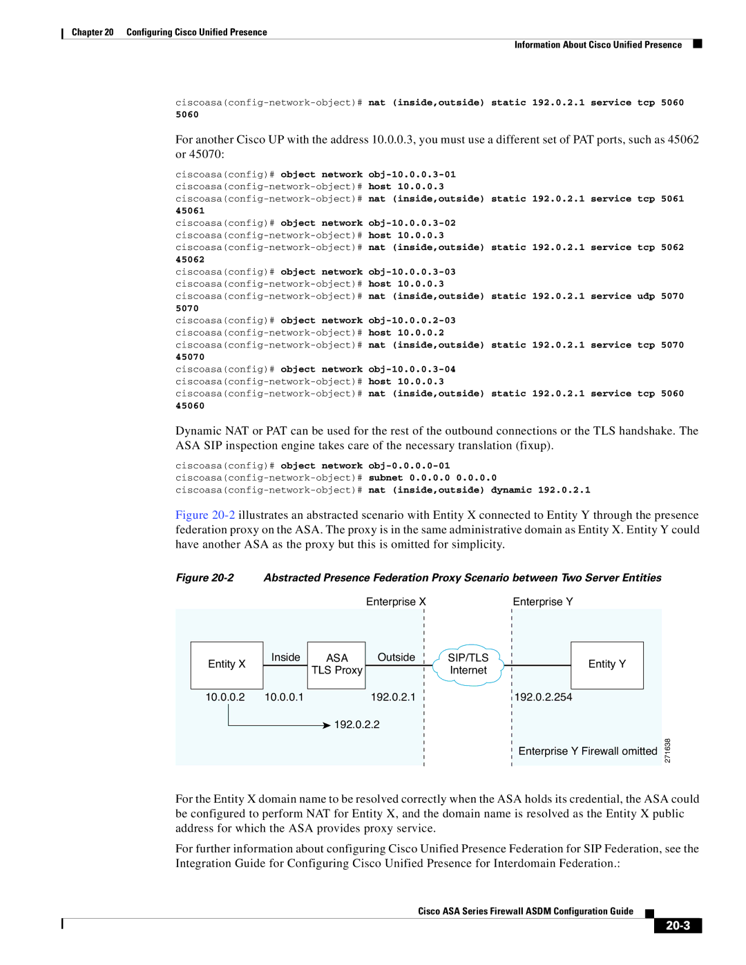 Cisco Systems ASA 5545-X, ASA 5505, ASA 5555-X, ASA 5585-X, ASA 5580, ASA Services Module manual 20-3, Sip/Tls 