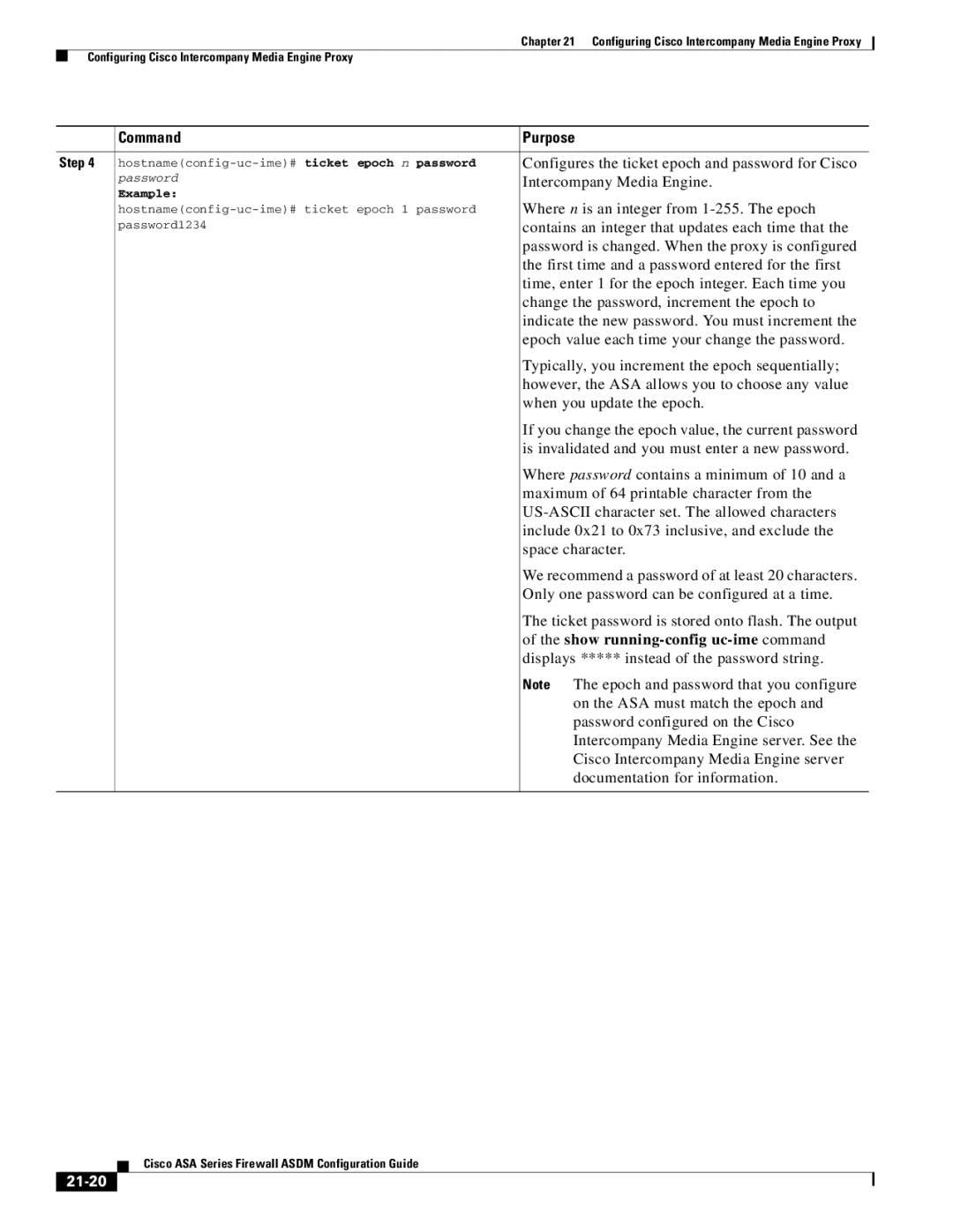 Cisco Systems ASA 5580, ASA 5505, ASA 5545-X, ASA 5555-X, ASA 5585-X manual Show running-config uc-ime command, 21-20 