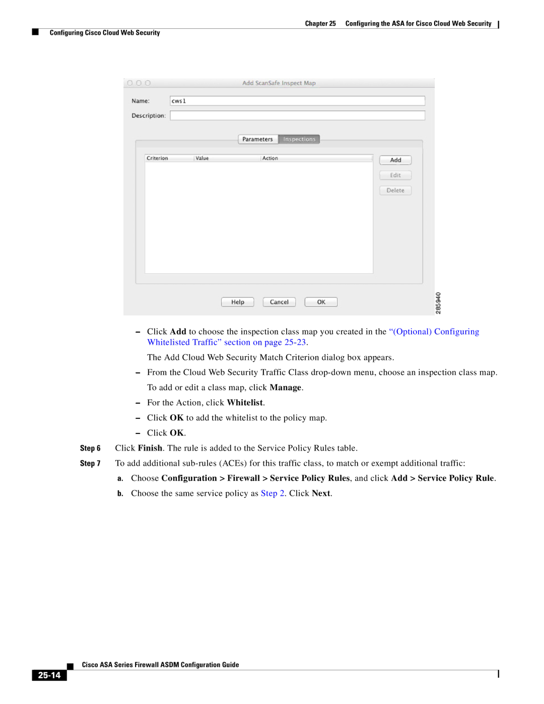 Cisco Systems ASA 5505, ASA 5545-X, ASA 5555-X, ASA 5585-X, ASA 5580, ASA Services Module manual 25-14 