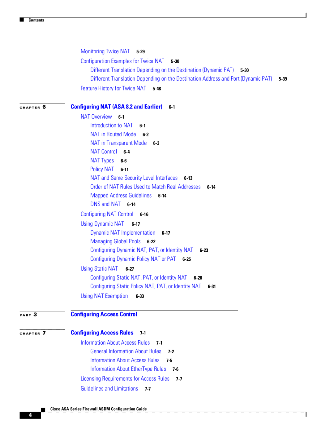 Cisco Systems ASA 5505, ASA 5545-X, ASA 5555-X, ASA 5585-X, ASA 5580 manual NAT and Same Security Level Interfaces 