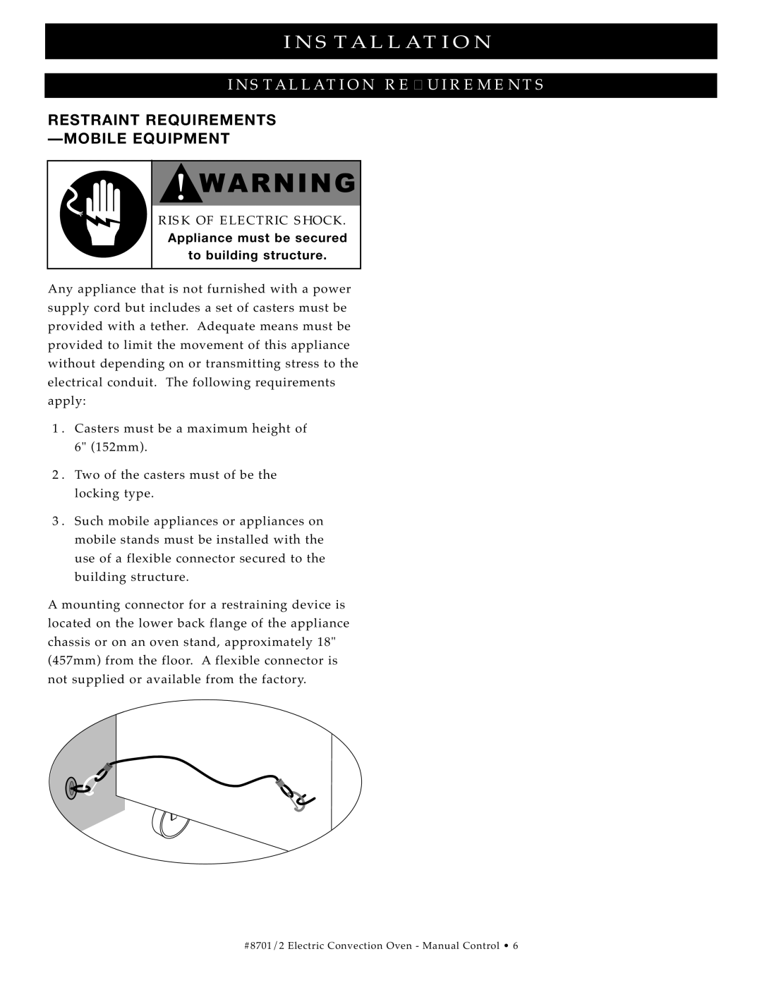 Cisco Systems ASC-4E, ASC-2E manual INS TA Llation, Inst AL LA Tion RE Quireme NT S, Risk of Electric Shock 