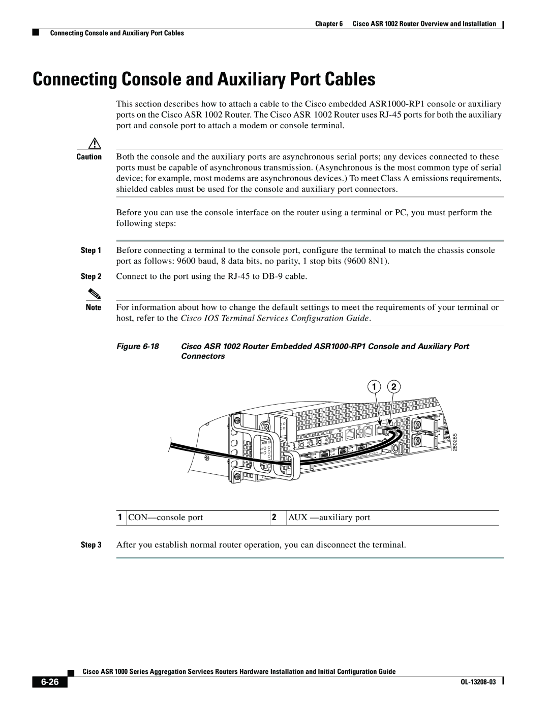 Cisco Systems ASR 1000 Series manual 280285 