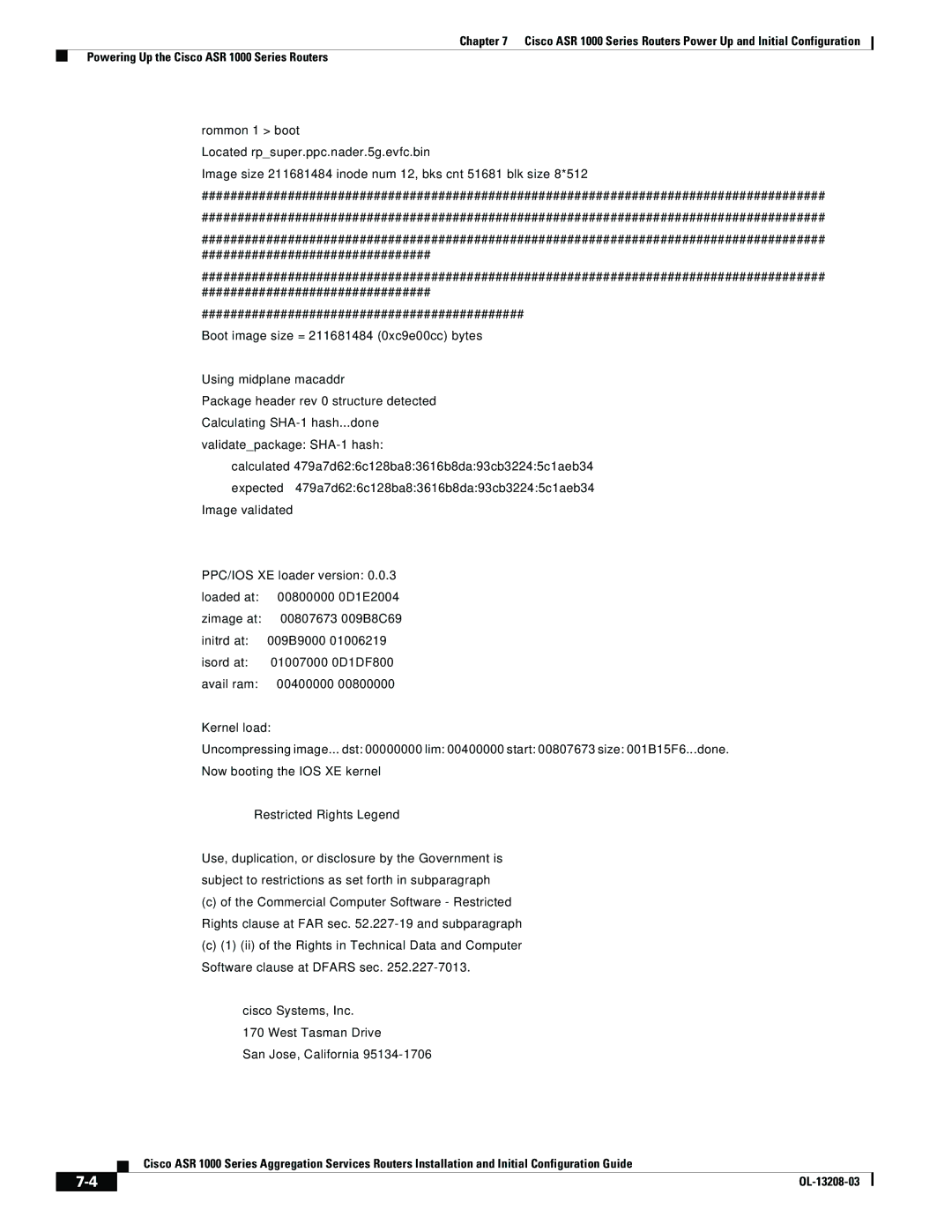 Cisco Systems ASR 1000 Series manual OL-13208-03 