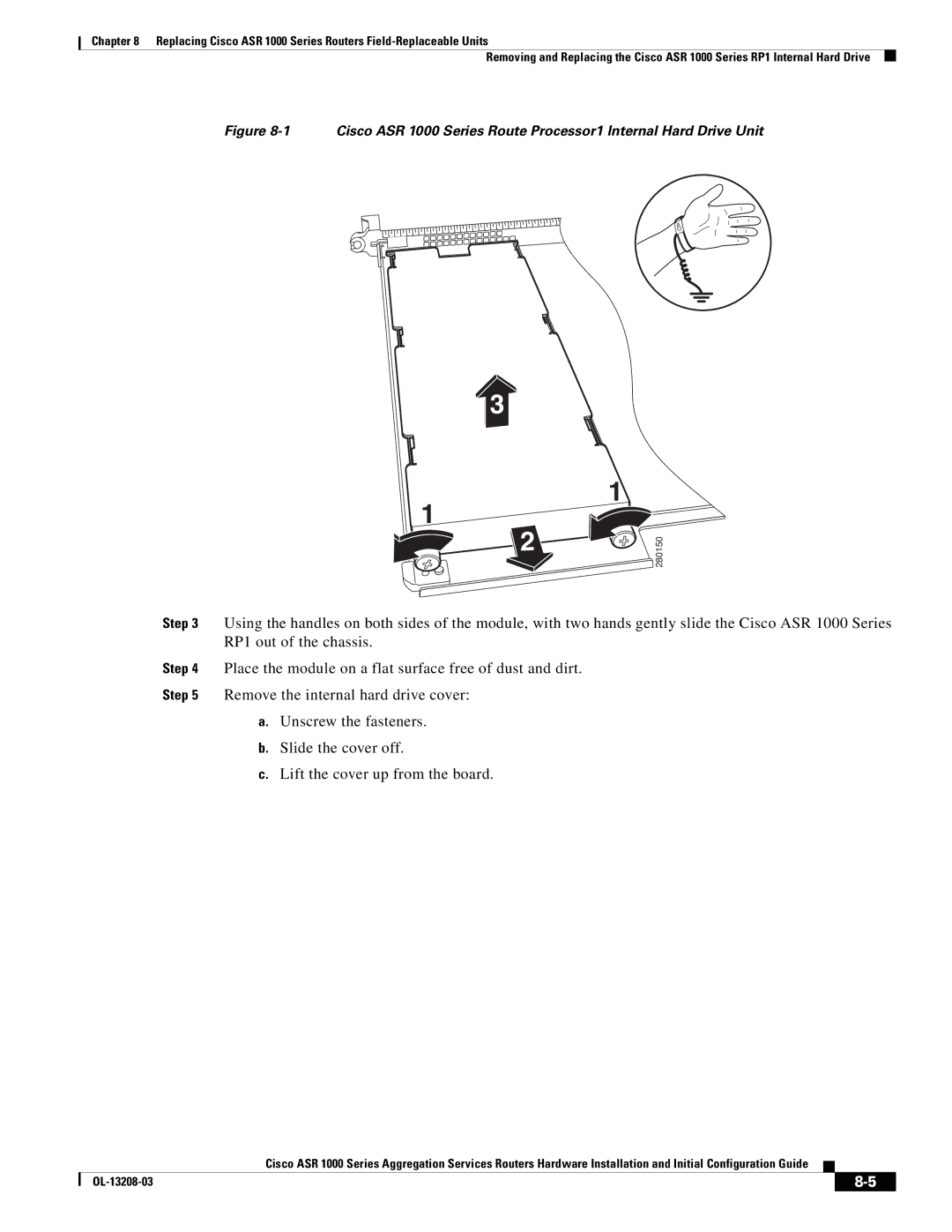 Cisco Systems ASR 1000 Series manual 280150 