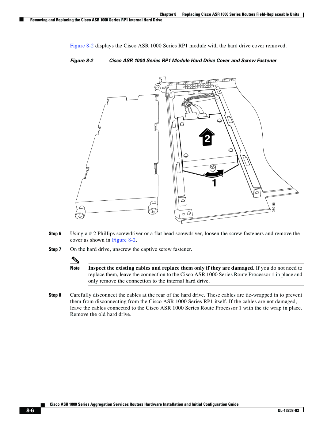 Cisco Systems ASR 1000 Series manual 280151 