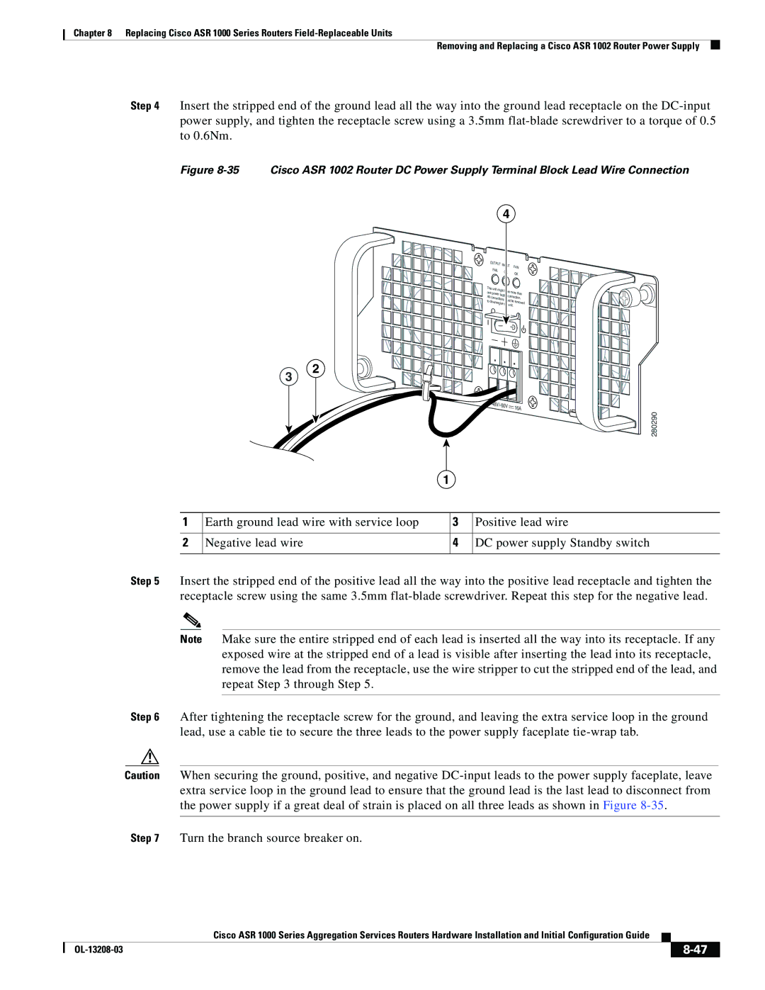 Cisco Systems ASR 1000 Series manual 280290 