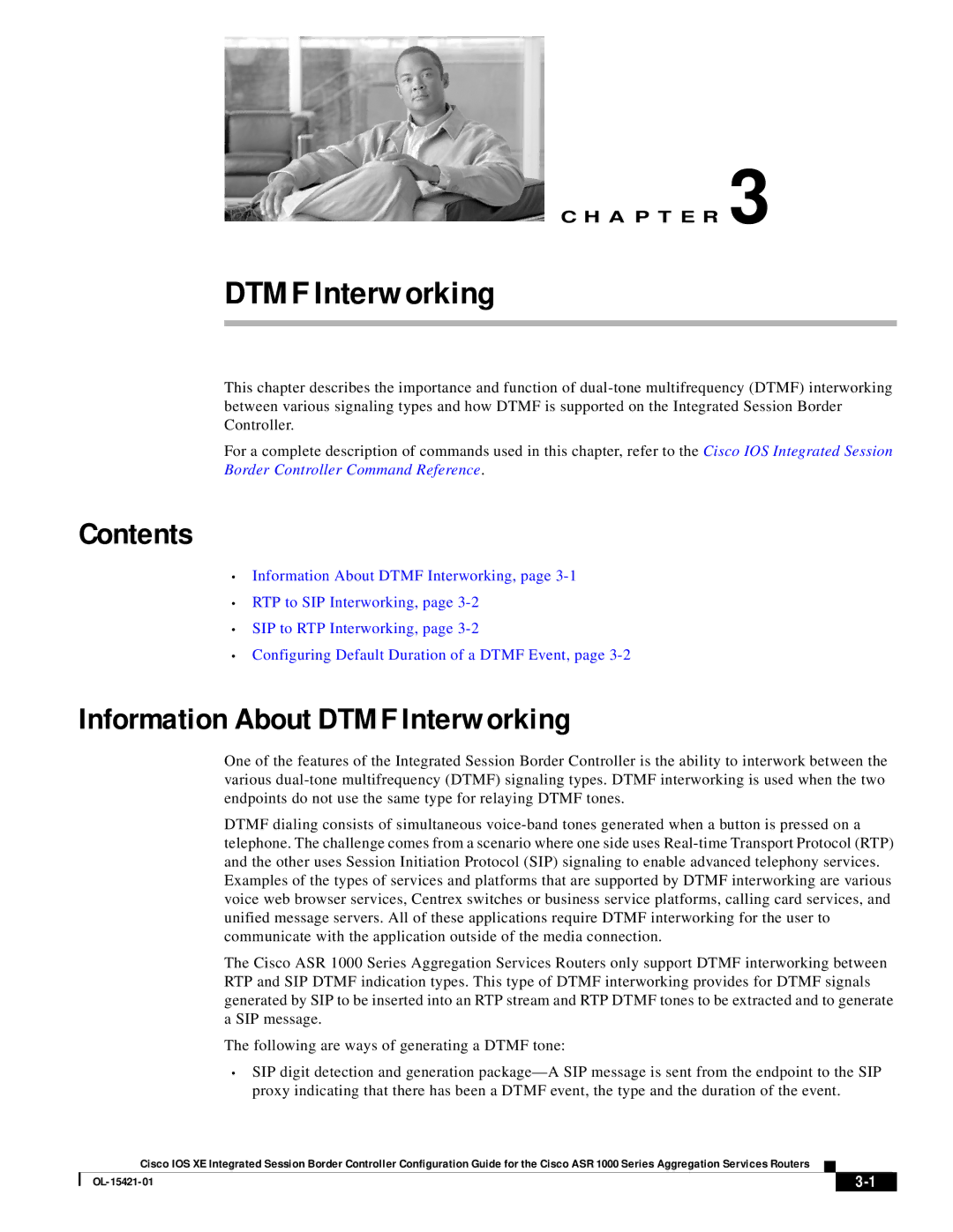 Cisco Systems ASR 1000 manual Information About Dtmf Interworking 