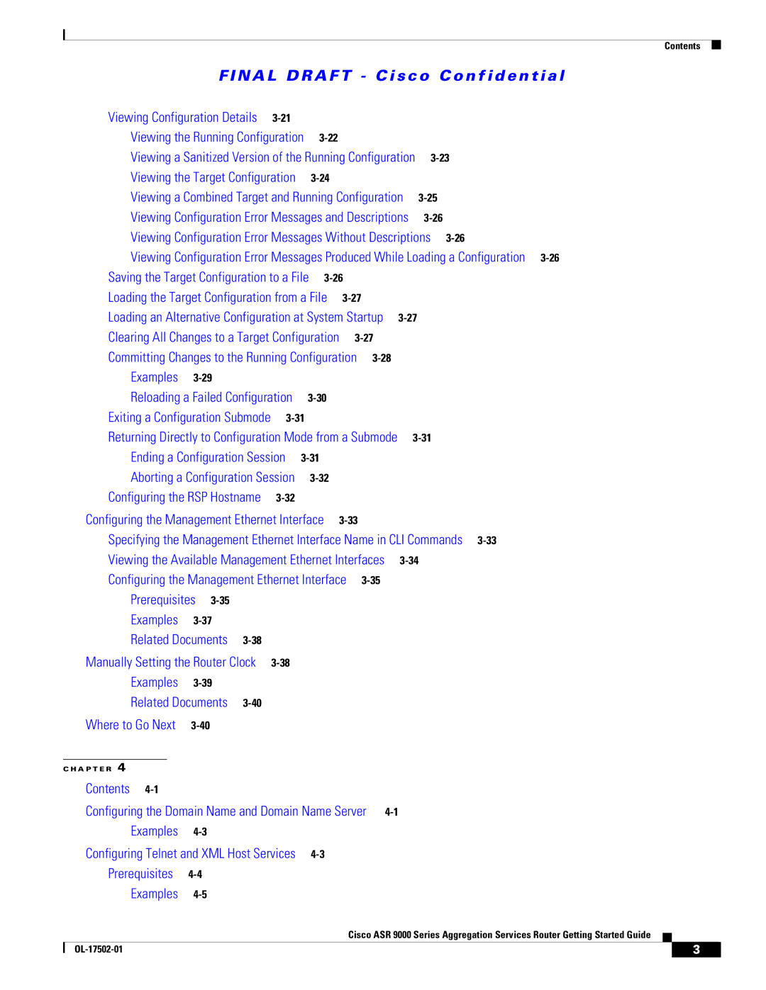 Cisco Systems A9KMOD80TR, ASR 9000, A9K24X10GETR manual Viewing Configuration Error Messages Without Descriptions 