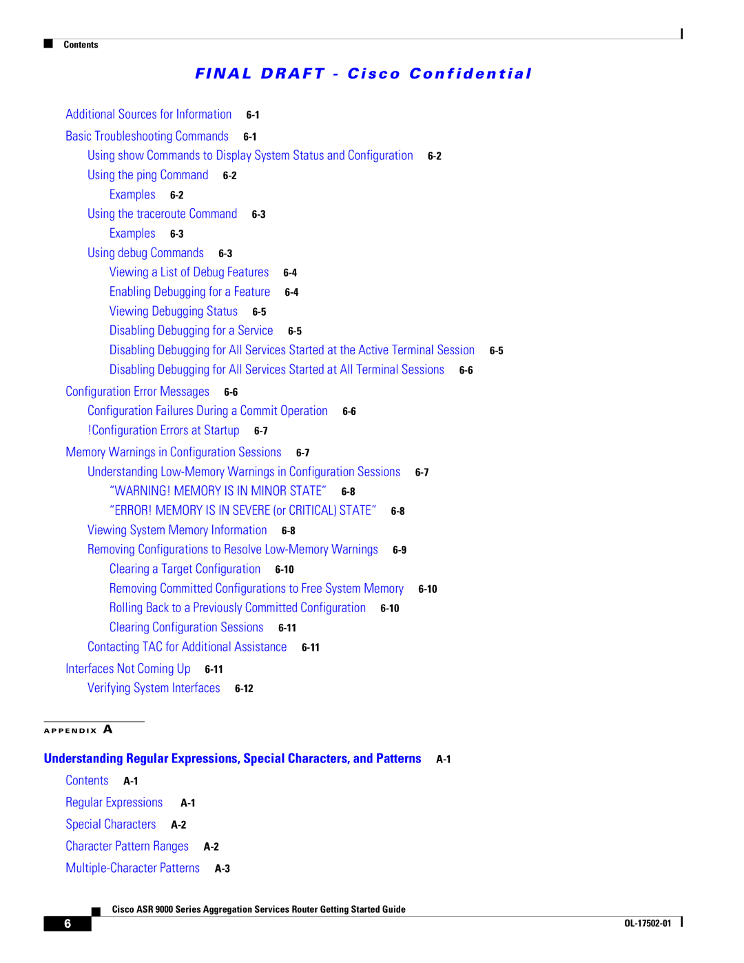 Cisco Systems A9KMOD80TR, ASR 9000, A9K24X10GETR manual Using the ping Command Examples 