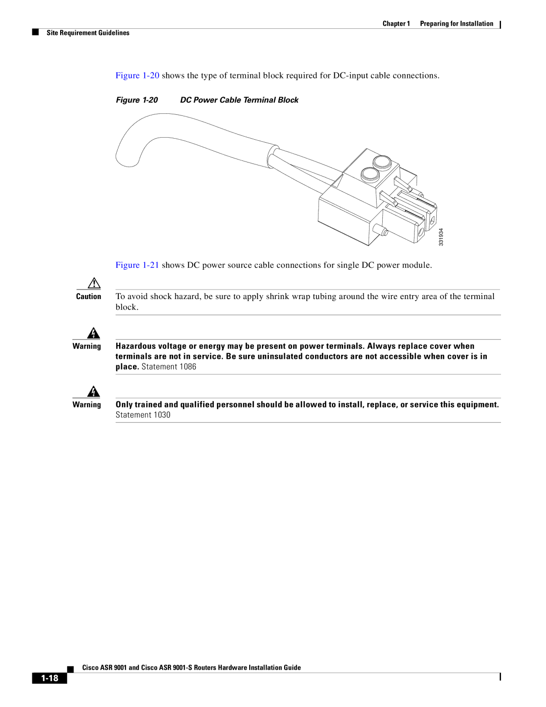 Cisco Systems ASR 9001-S manual Block 