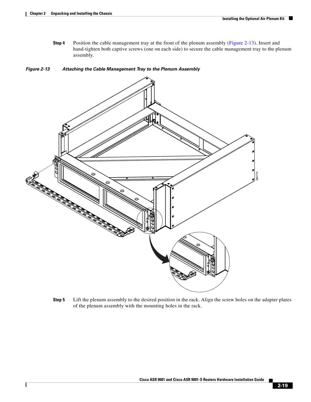 Cisco Systems ASR 9001-S manual 380770 