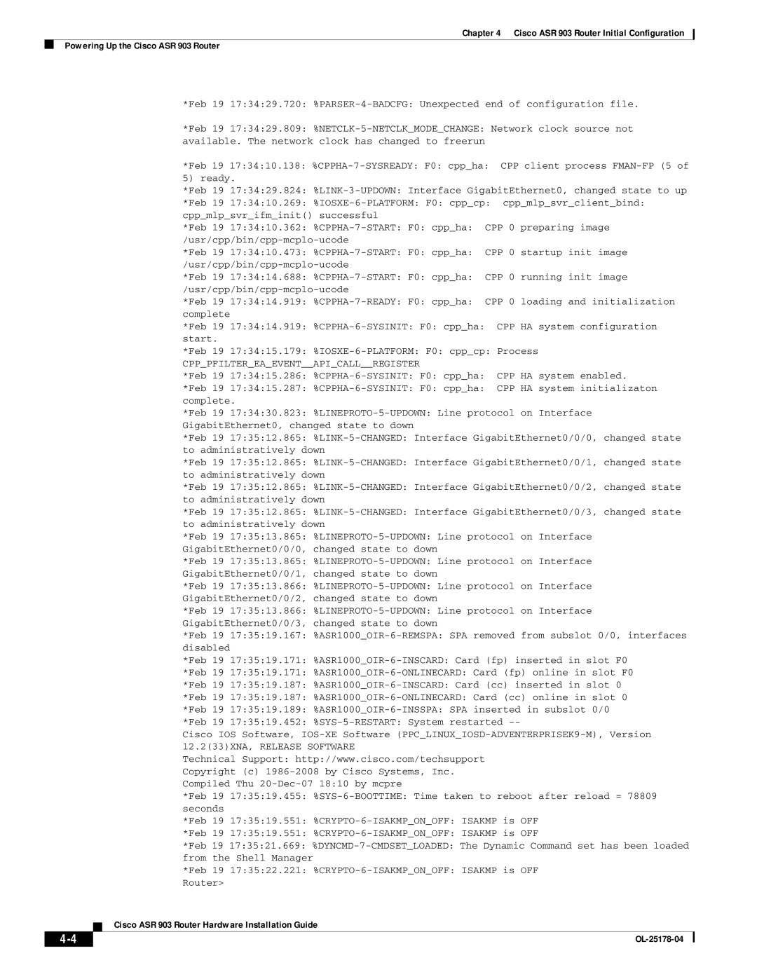 Cisco Systems ASR 903 manual Cpp 