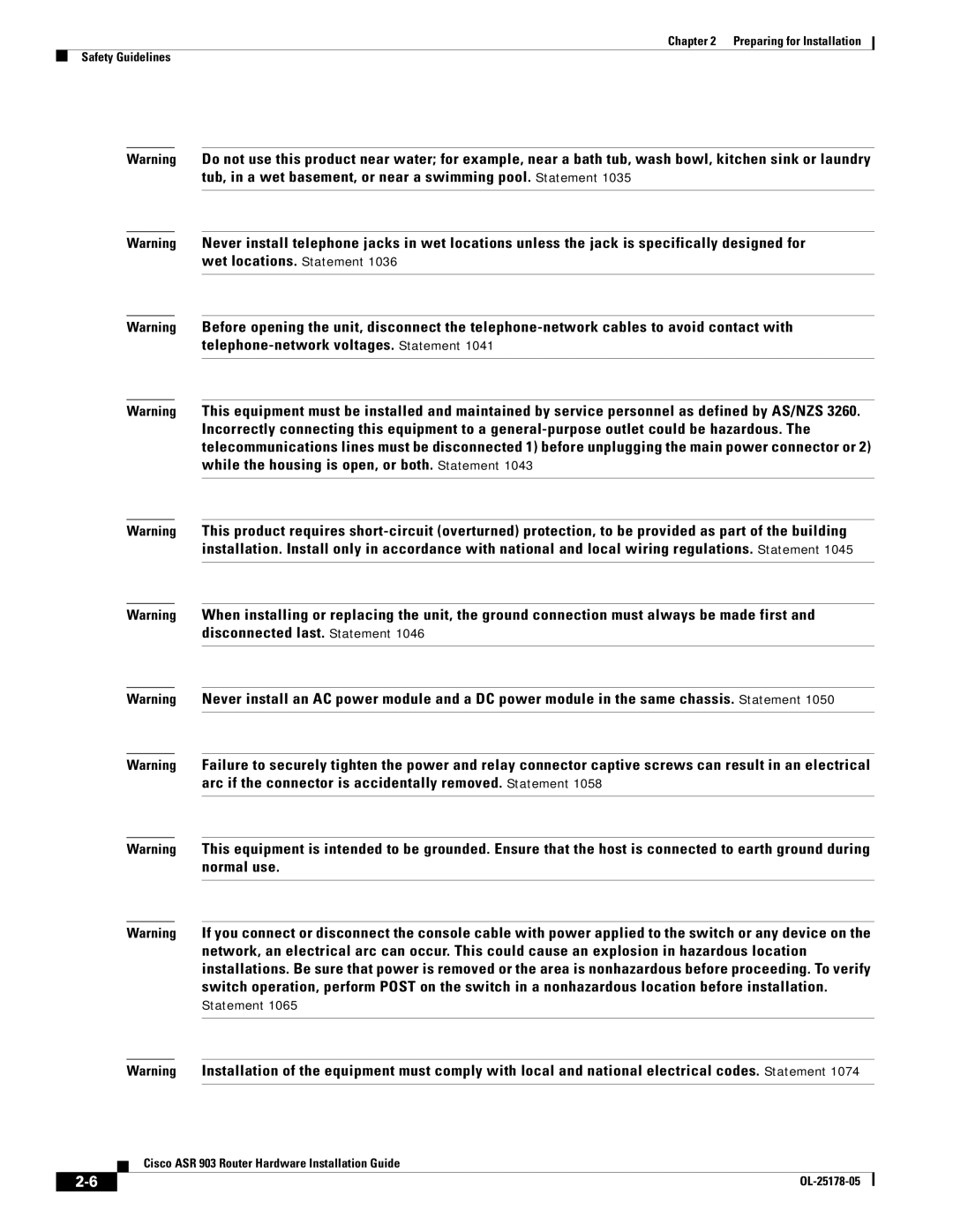 Cisco Systems ASR 903 manual OL-25178-05 