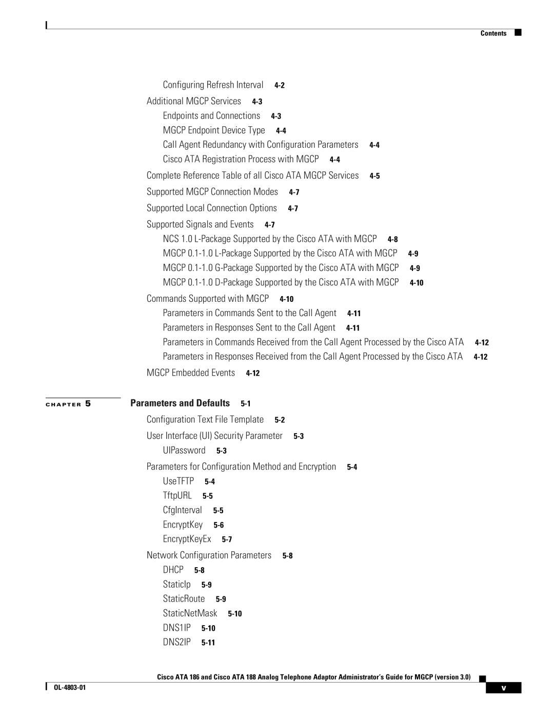 Cisco Systems ATA 188, ATA 186 manual Dhcp 