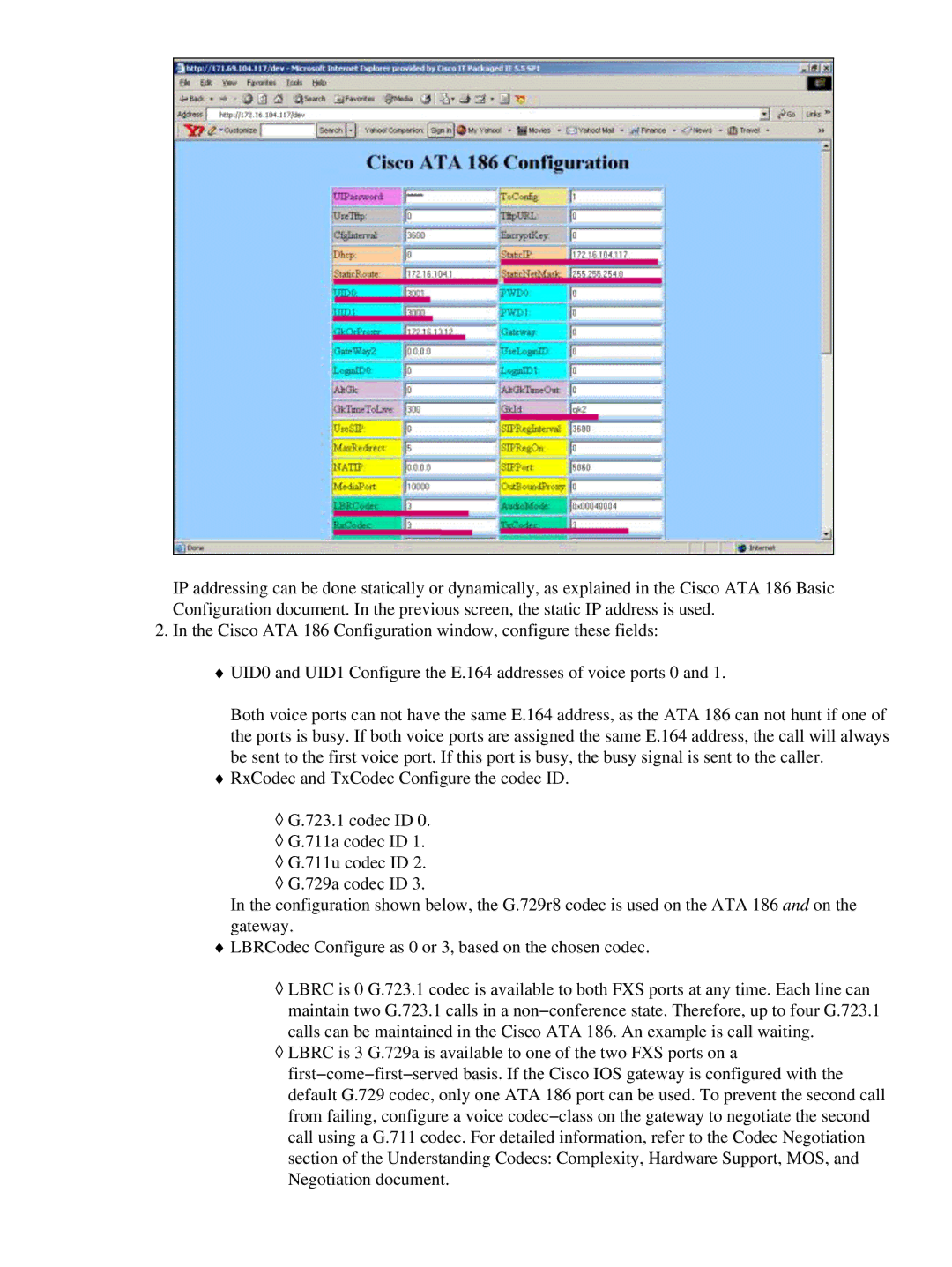 Cisco Systems ATA 186 manual 