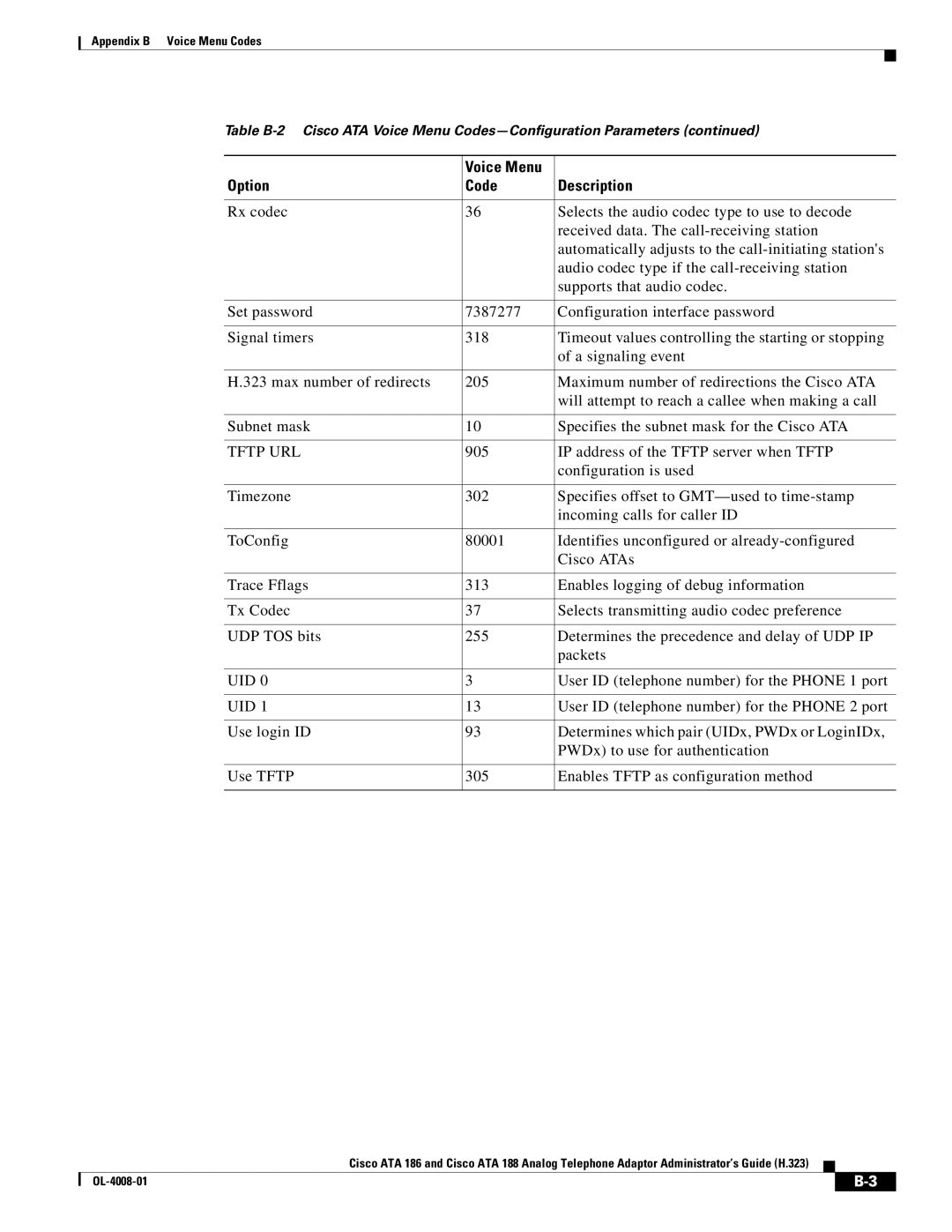 Cisco Systems ATA 188 manual User ID telephone number for the Phone 1 port, User ID telephone number for the Phone 2 port 