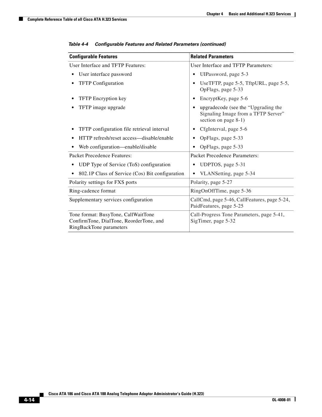 Cisco Systems ATA 188 manual OL-4008-01 