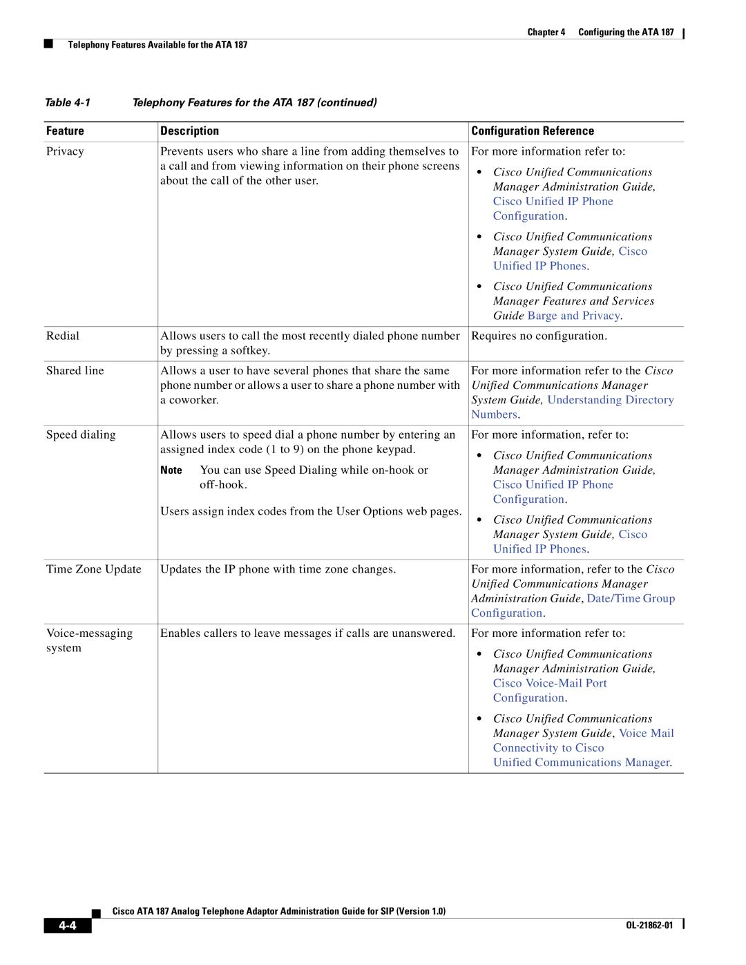 Cisco Systems ATA187I1ARF manual Administration Guide, Date/Time Group 