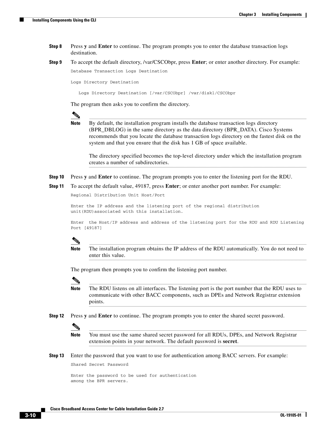 Cisco Systems Broadband Access Center manual OL-19105-01 