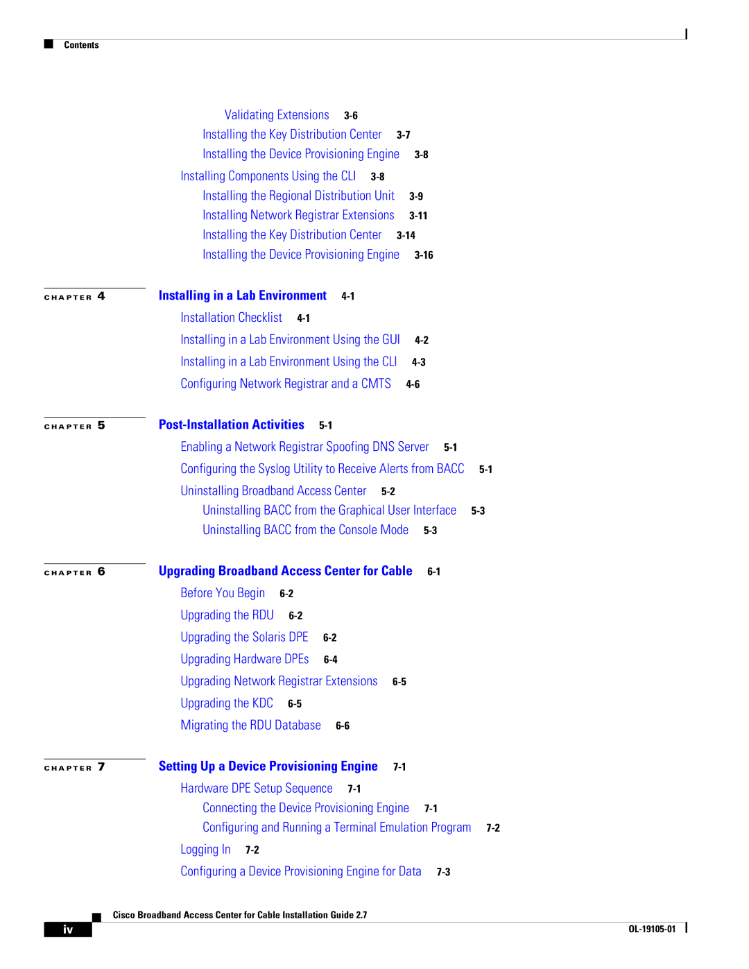 Cisco Systems Broadband Access Center manual Validating Extensions 