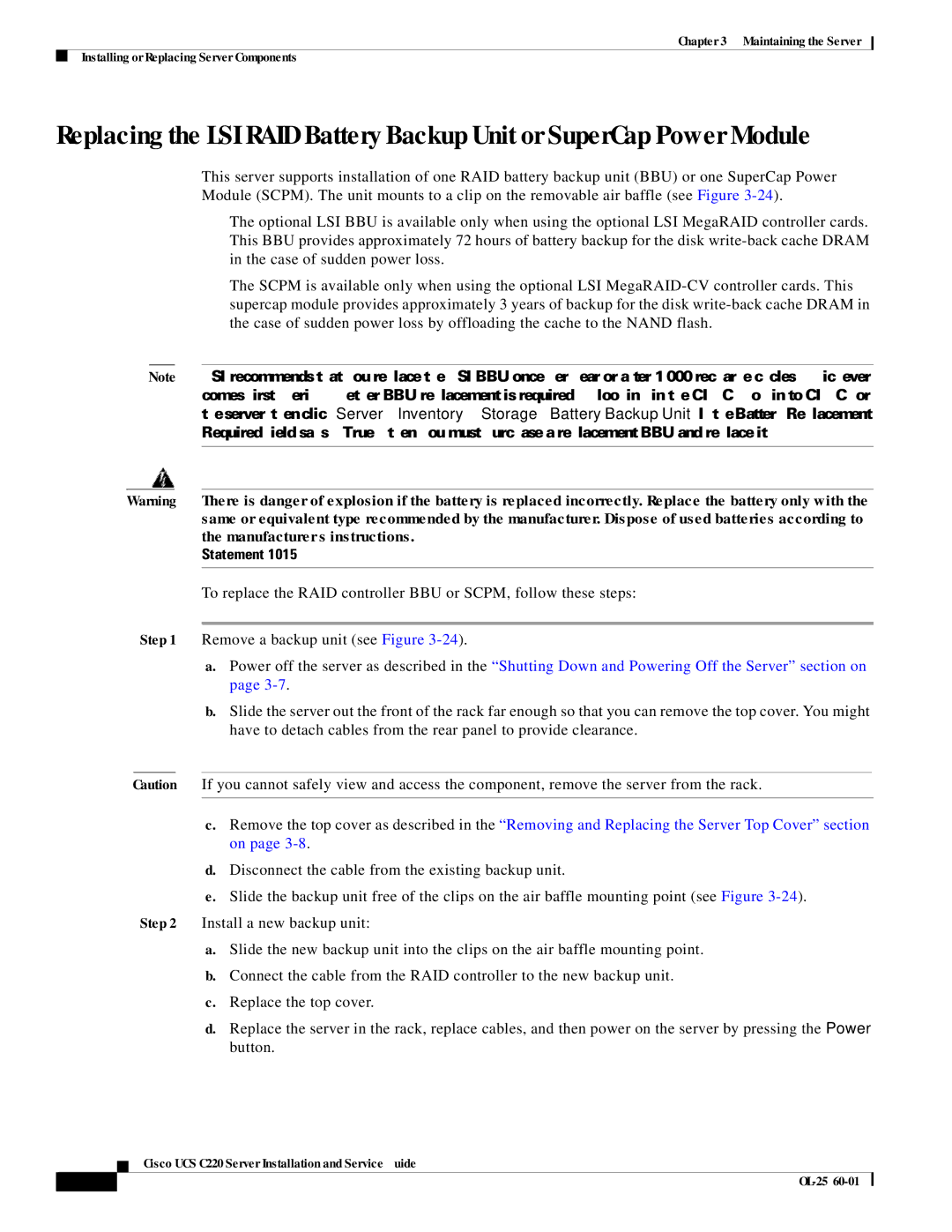 Cisco Systems UCSRAID9266CV, UCSSP6C220E, UCUCSEZC220M3S, 9266CV-8i manual Statement 