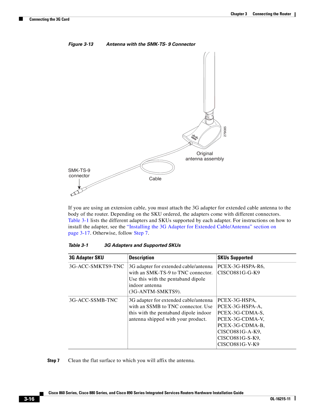 Cisco Systems C892FSPK9 manual Description SKUs Supported 