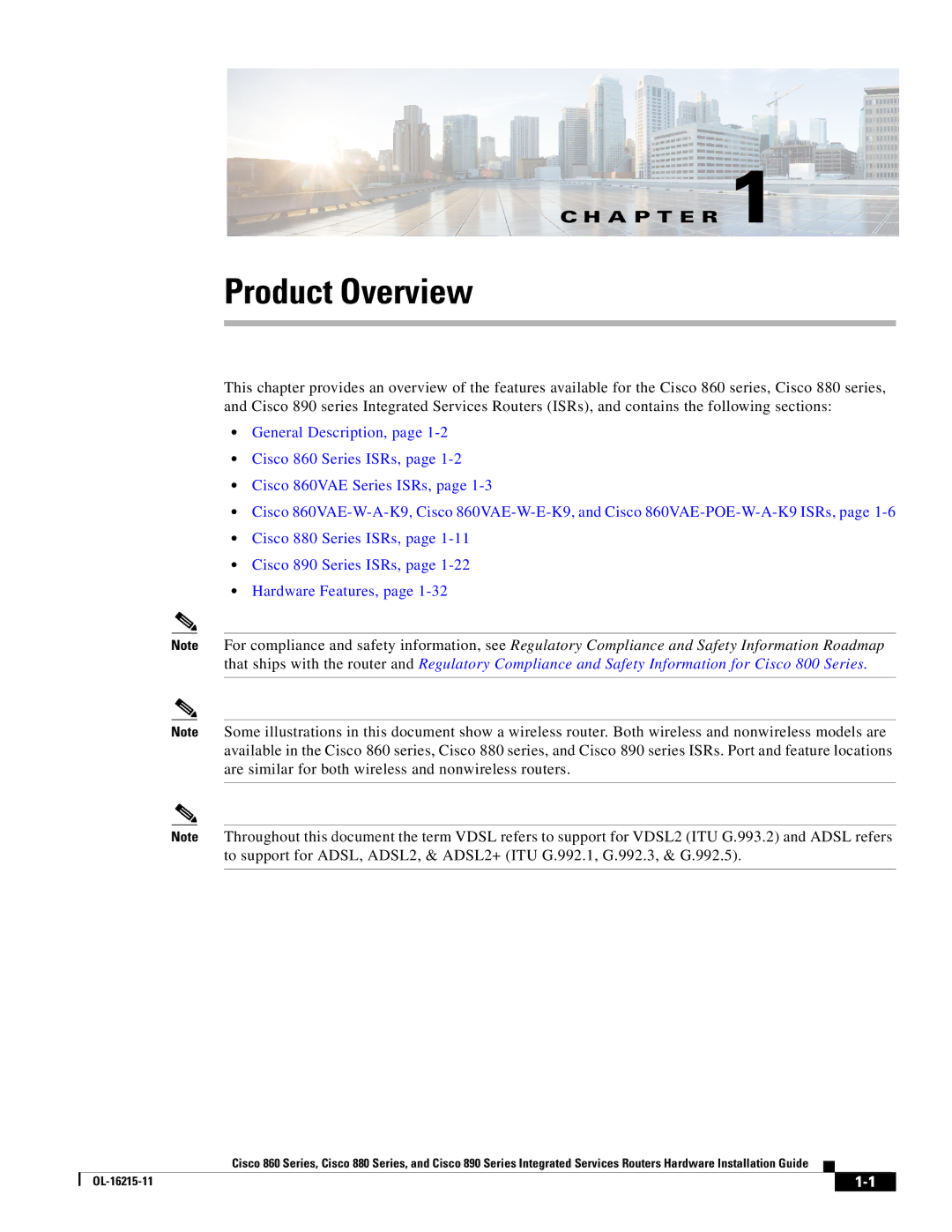 Cisco Systems C892FSPK9 manual Product Overview 