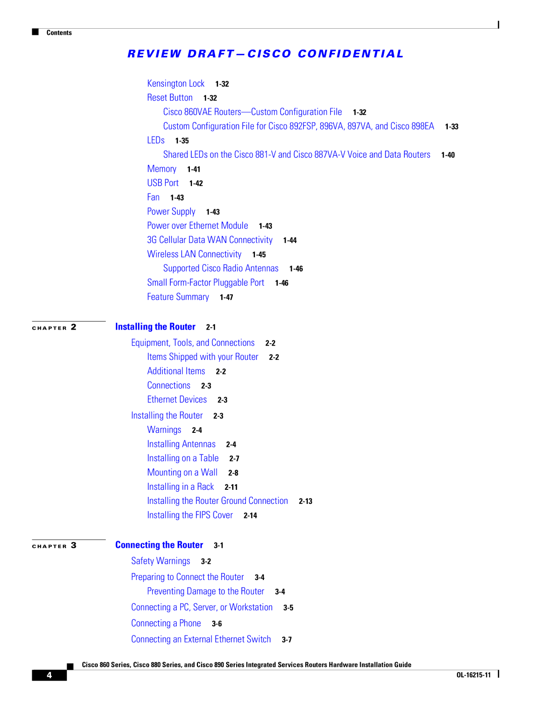 Cisco Systems C892FSPK9 manual Memory 