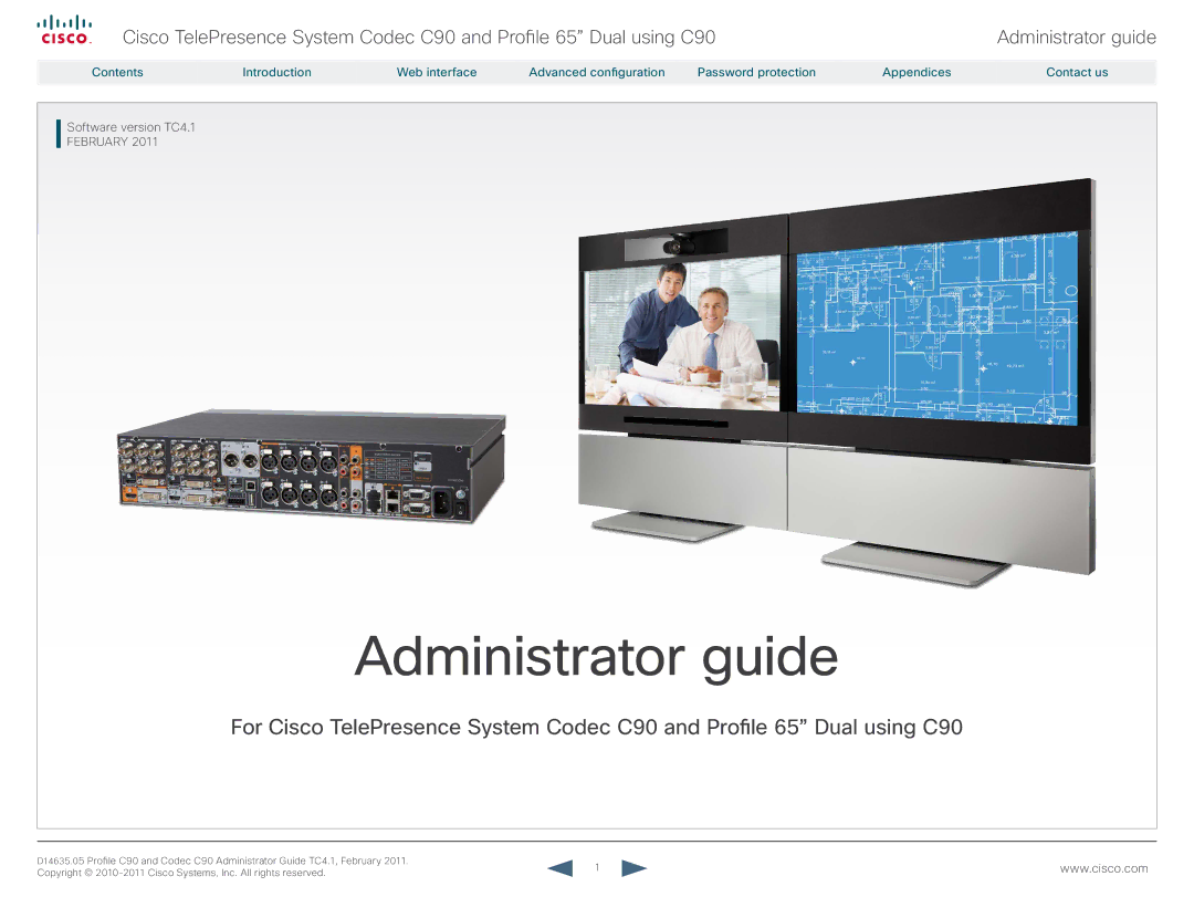 Cisco Systems C90 manual Administrator guide 