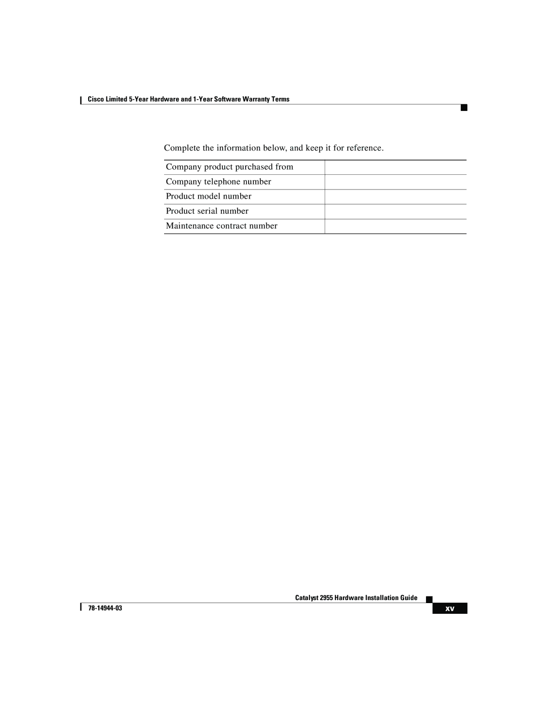 Cisco Systems manual Catalyst 2955 Hardware Installation Guide 