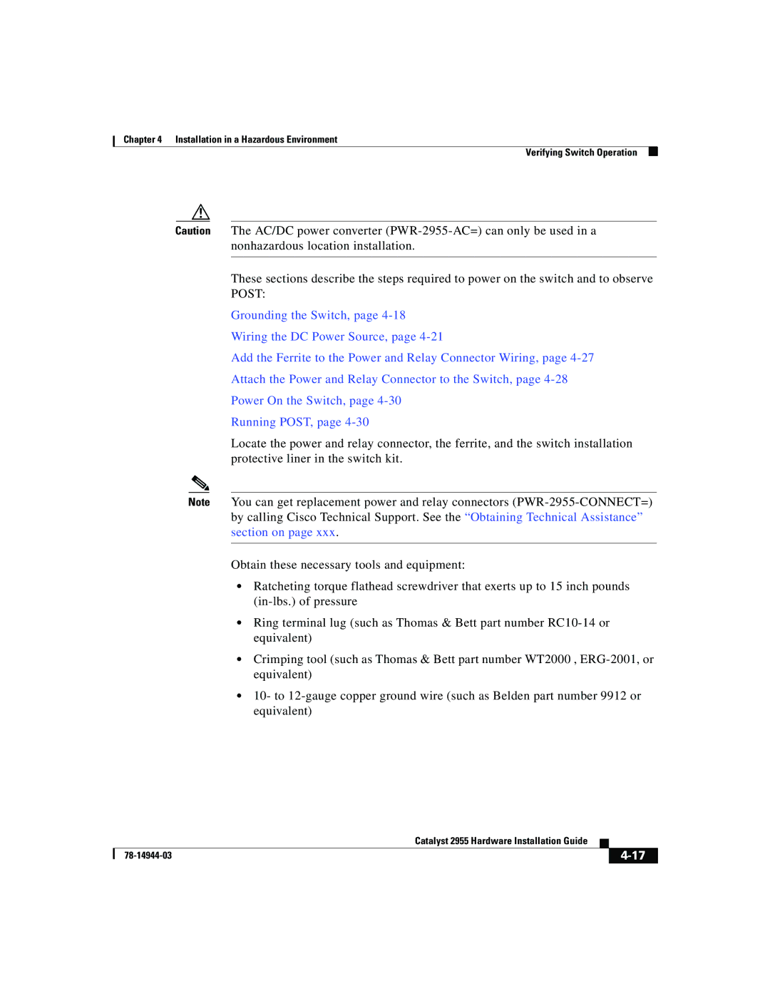 Cisco Systems Catalyst 2955 manual 78-14944-03 