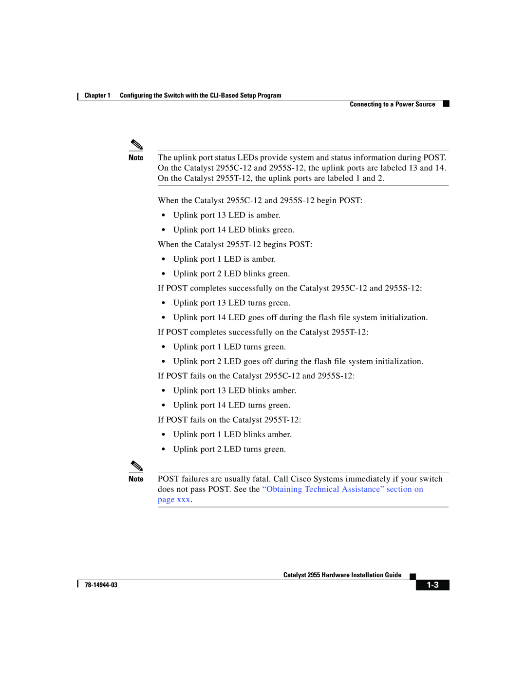 Cisco Systems Catalyst 2955 manual 78-14944-03 