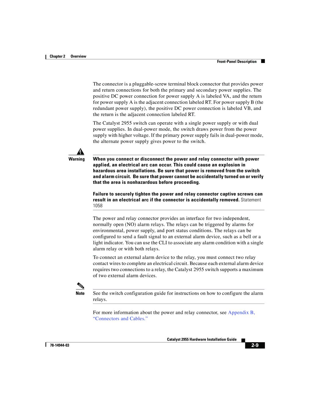 Cisco Systems Catalyst 2955 manual Overview Front-Panel Description 