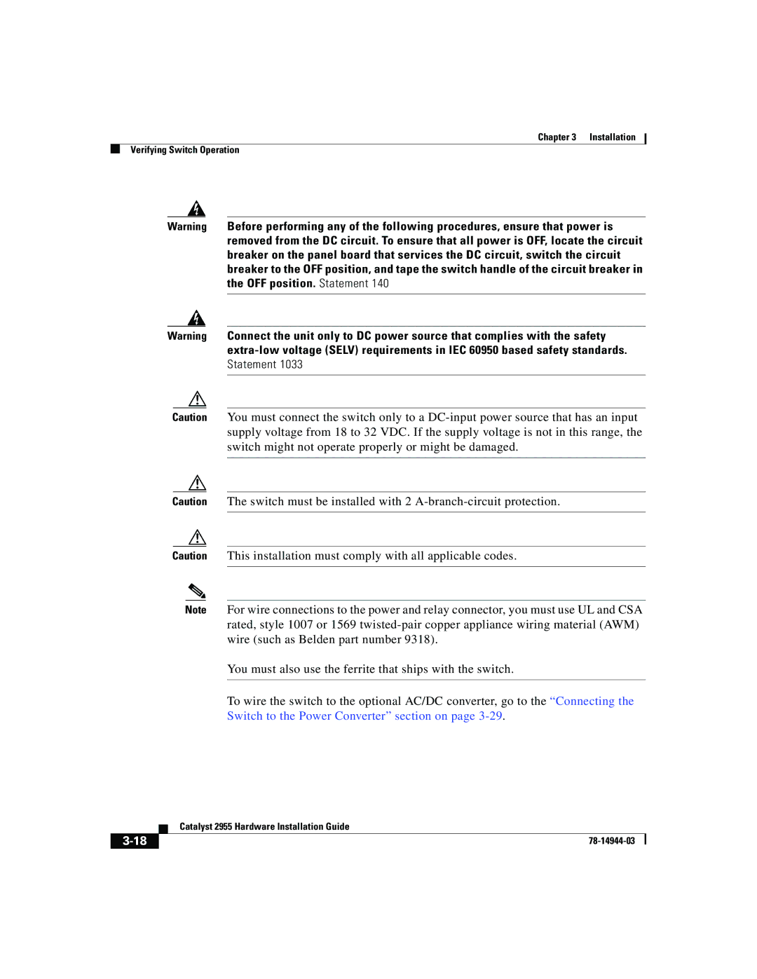 Cisco Systems Catalyst 2955 manual Installation Verifying Switch Operation 