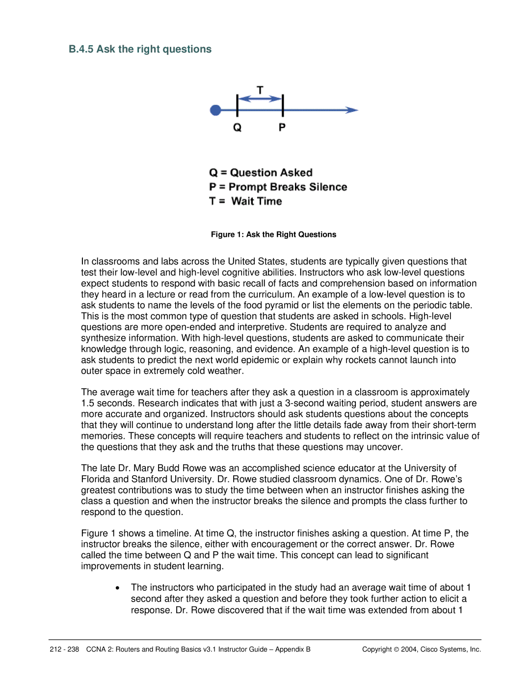 Cisco Systems CCNA 2 manual Ask the right questions, Ask the Right Questions 